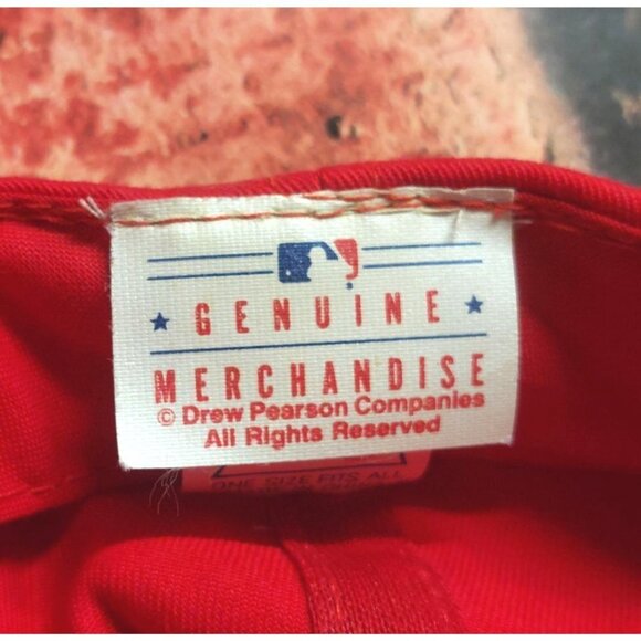 Vintage Texas Rangers Drew Pearson TC Snapback Hat Cap Men 90s MLB Baseball Red - Picture 6 of 7